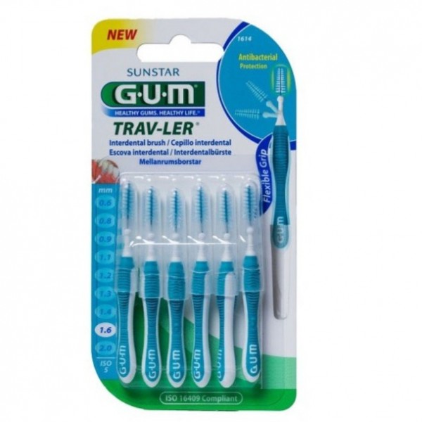 GUM Cepillo Interdental Travler 1614 1,6