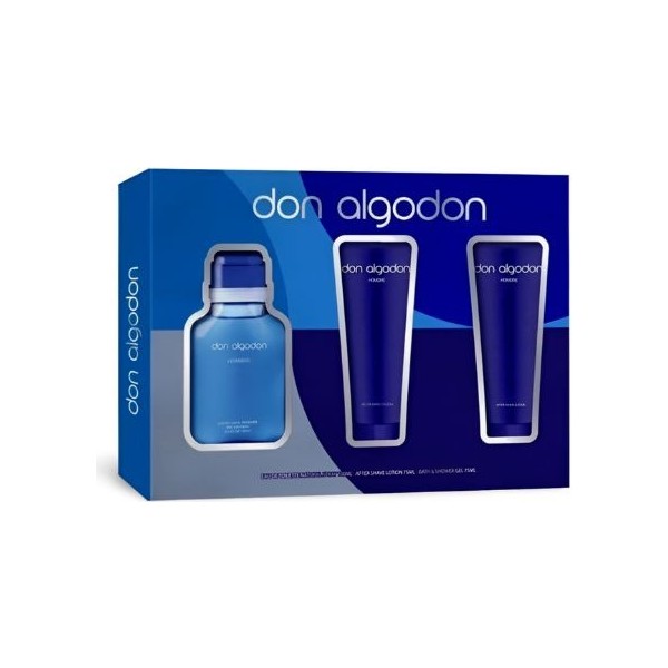 Don Algodon hombre set EDT 100ml + gel de ducha 75ml + after shave75ml