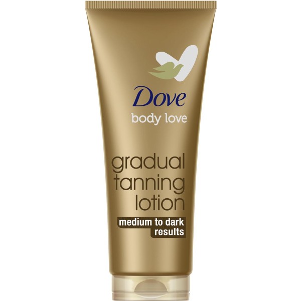 Dove body love gradual tanning locion medio a oscura 200ml